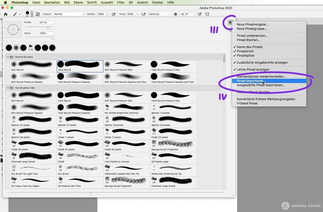 Photoshop Pinsel Erstellen Und Installieren Tutorial Sandra Susser