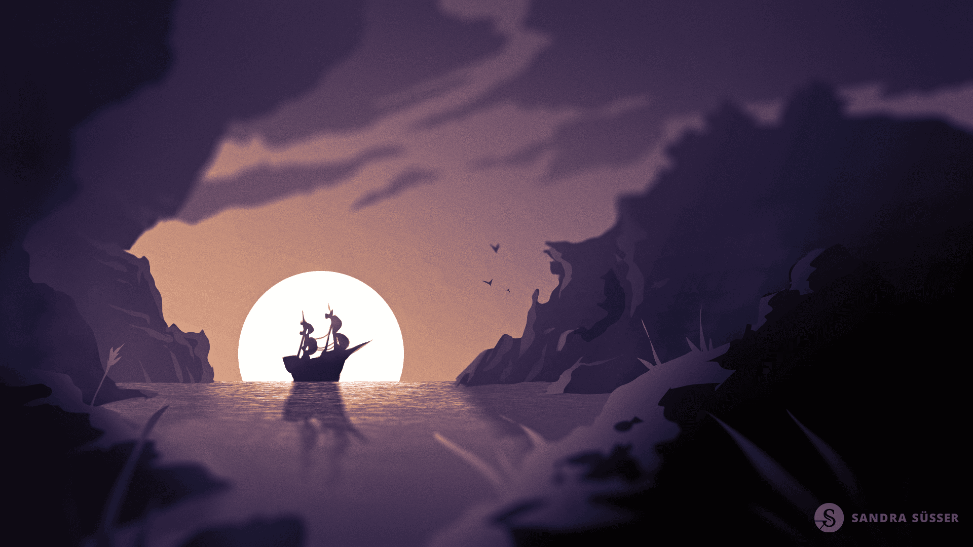 dailyspeedpainting_2018_sandrasuesser_01 Gewohnheiten ändern
