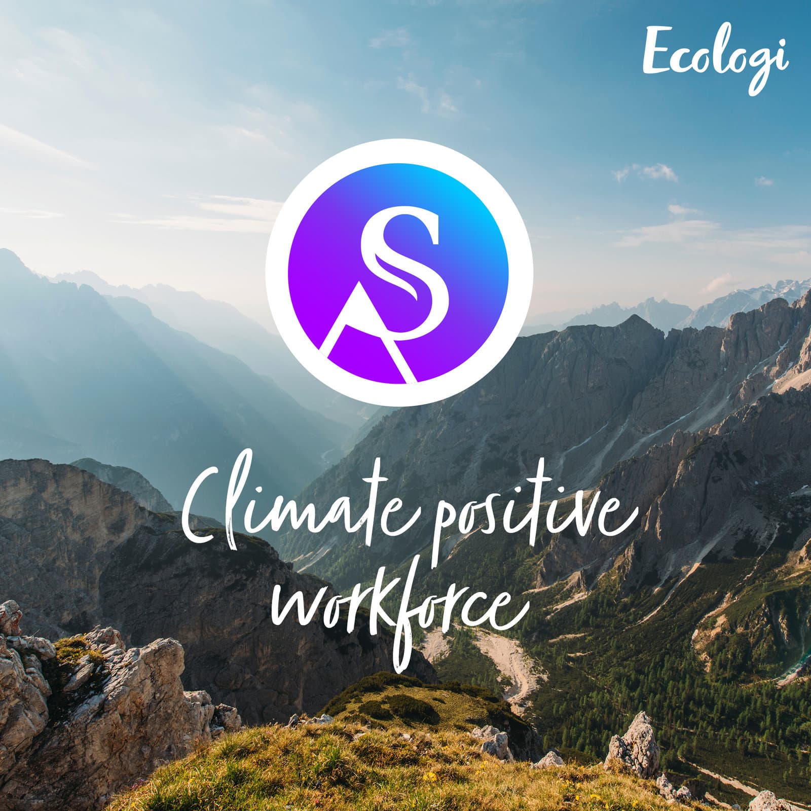 Add your logo (mountains)