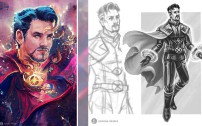 ART – Marvel Doctor Strange Fan Art Skizzen
