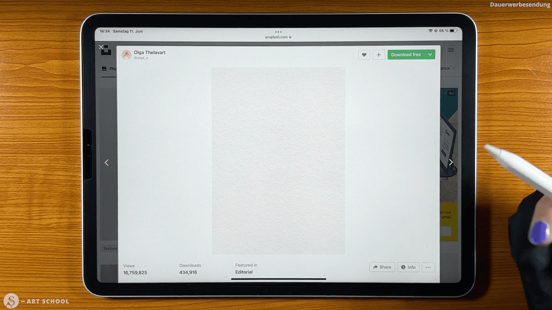 papiertextur erstellen procreate tutorial digital malen zeichnen lernen _ bild _ v1