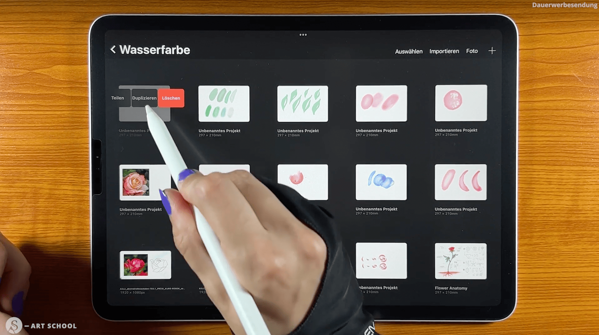papiertextur erstellen procreate tutorial digital malen zeichnen lernen _ bild _ v9