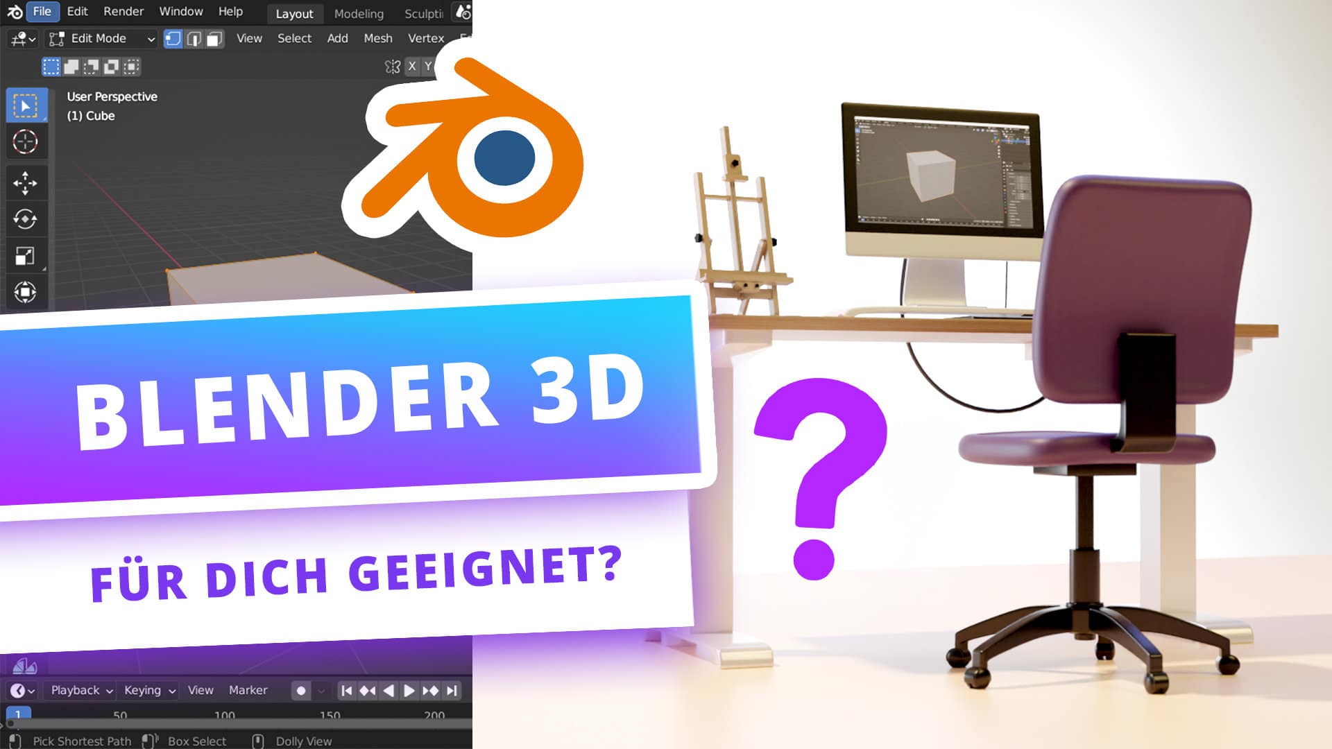 Solltest du Blender 3D lernen? | Überblick, Pro & Kontra