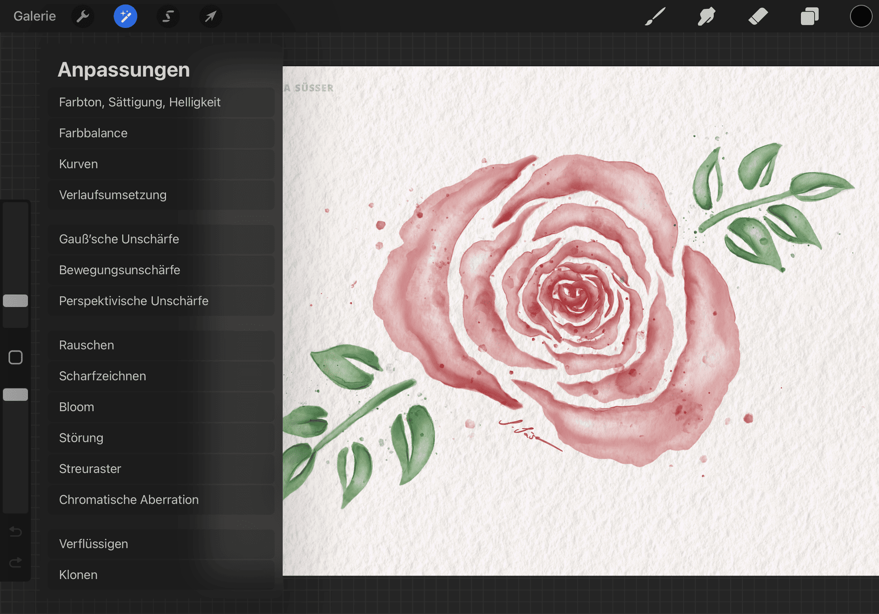 anpassungen_procreate_sandrasuesser Procreate Anpassungen