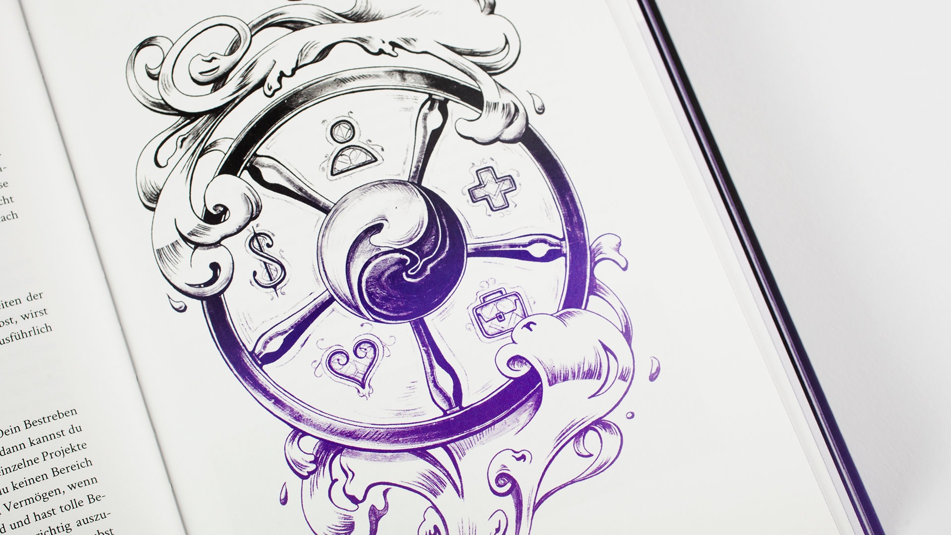 Magie der Gewohnheit – Innenseite Illustration