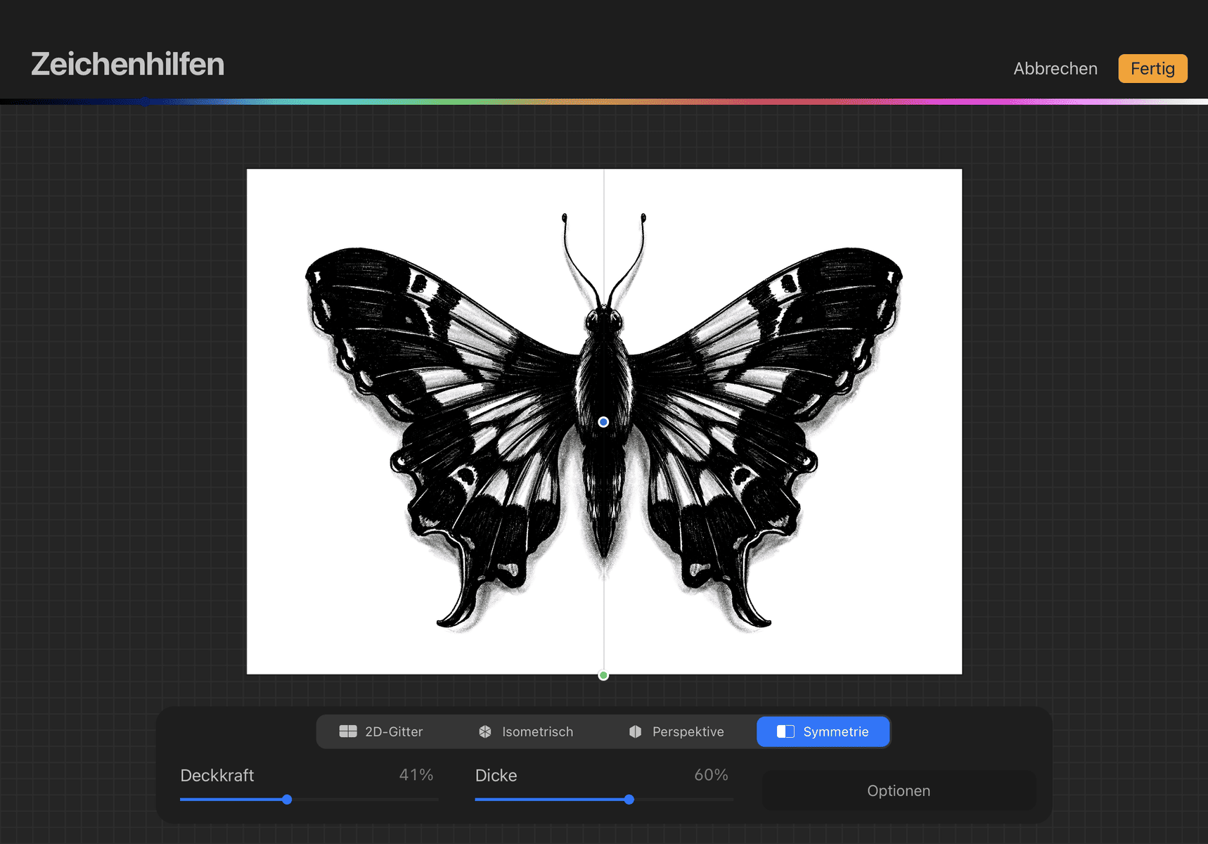 procreate_symmetrie Procreate Symmetrie