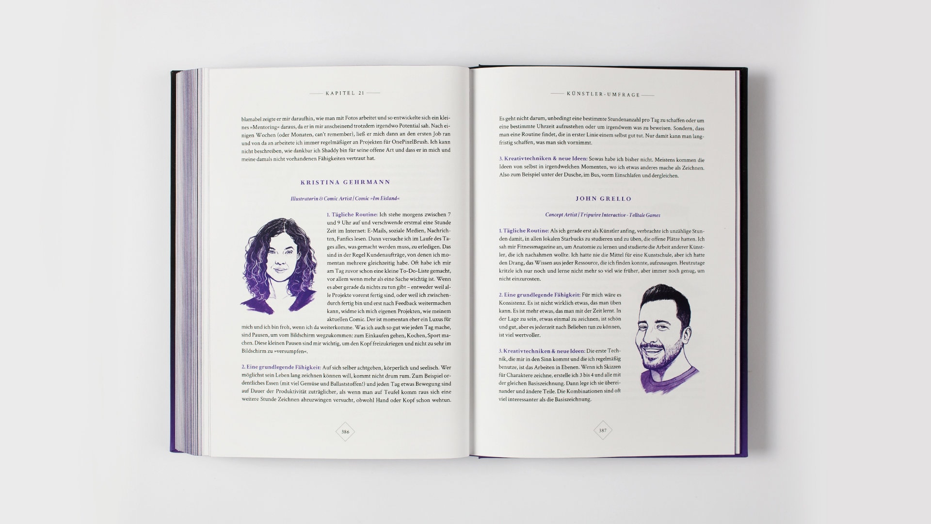 Magie der Gewohnheit – Innenseite Illustrationen