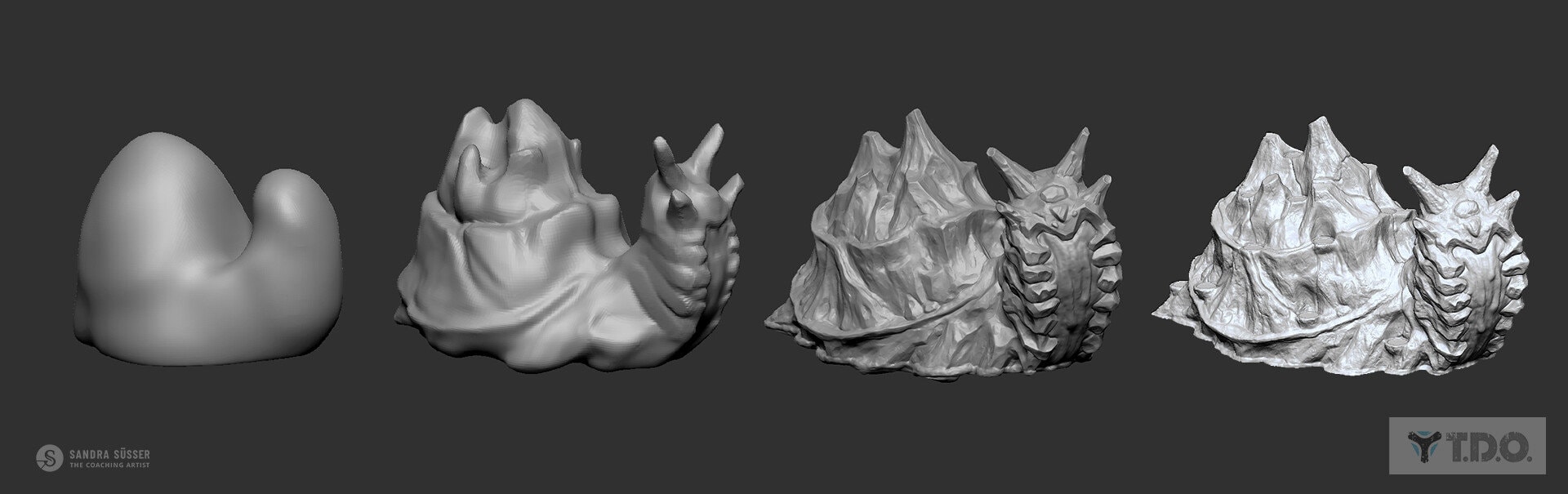 TDO Worldshaper 3D Model Sculpture WIP