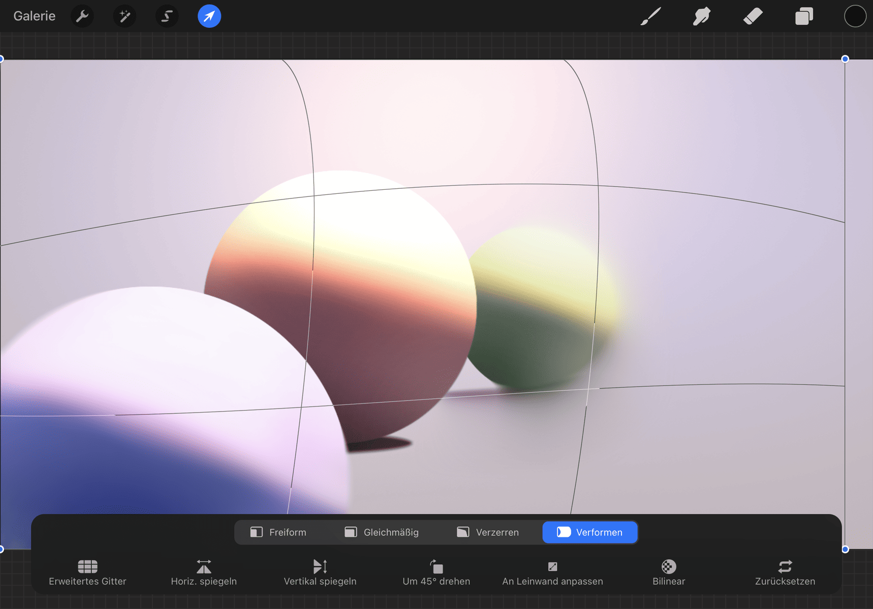 transformation_procreate Gitter Transformation Procreate