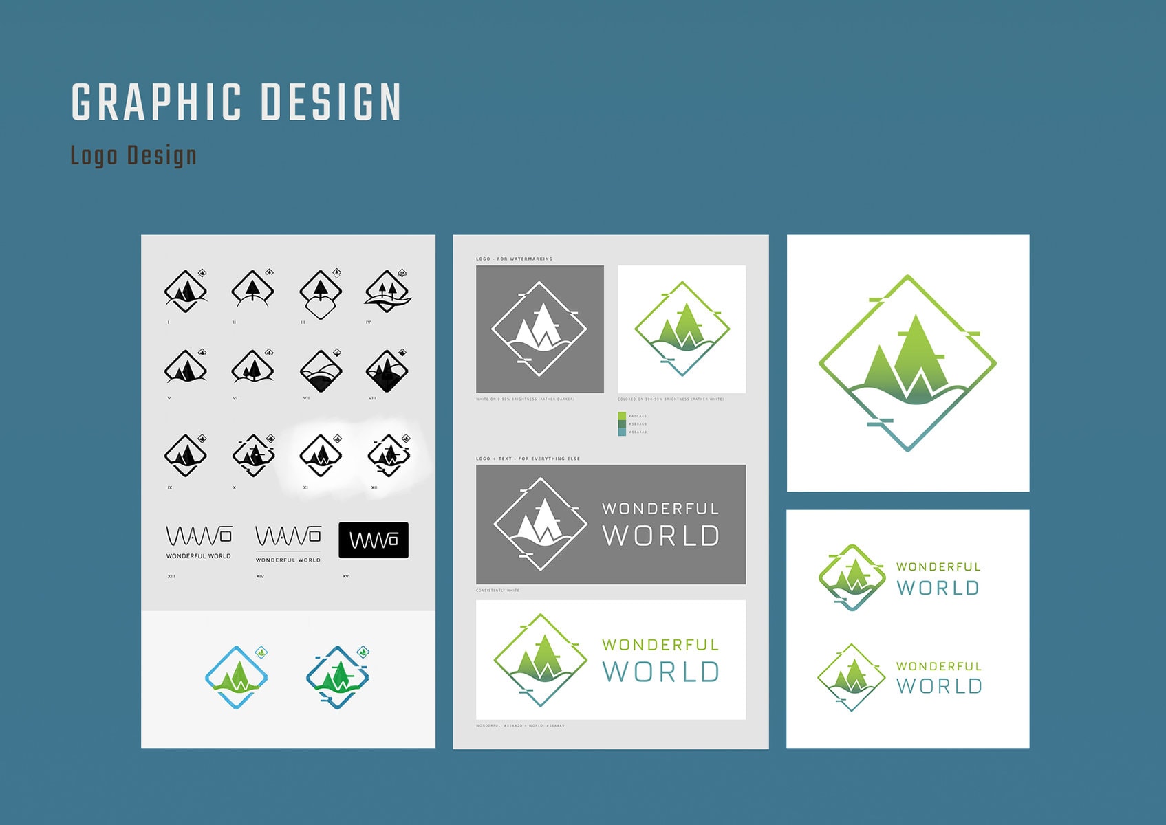 wonderfulworld_sandrasuesser_k_v25 Wonderful World Logo Design