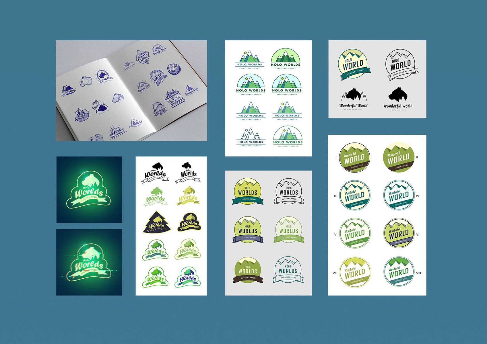 wonderfulworld_sandrasuesser_k_v26 Wonderful World Logo Design