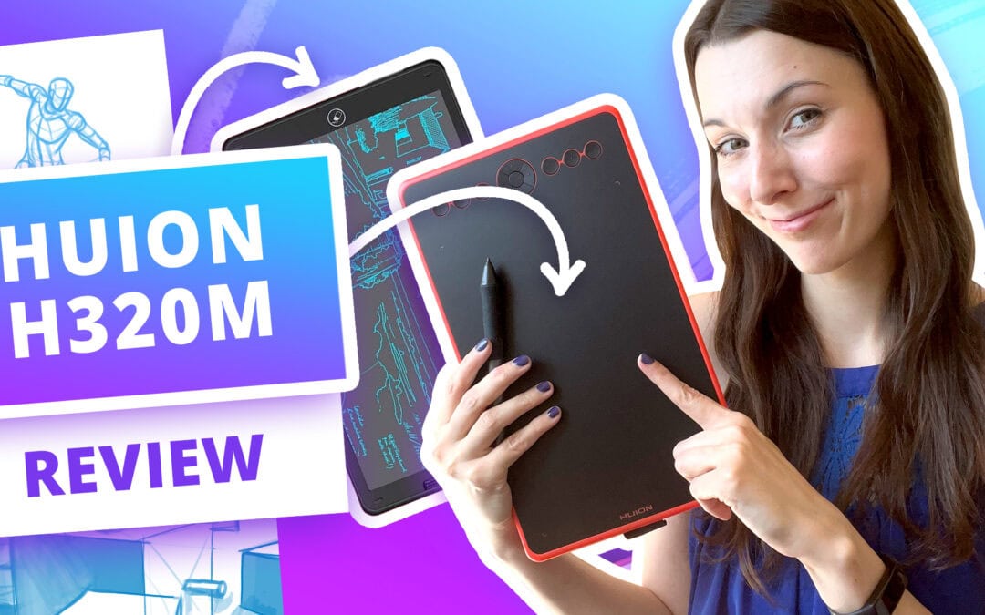 YOUTUBE | Doppelseitiges Grafiktablett im Test | HUION Inspiroy Ink H320M