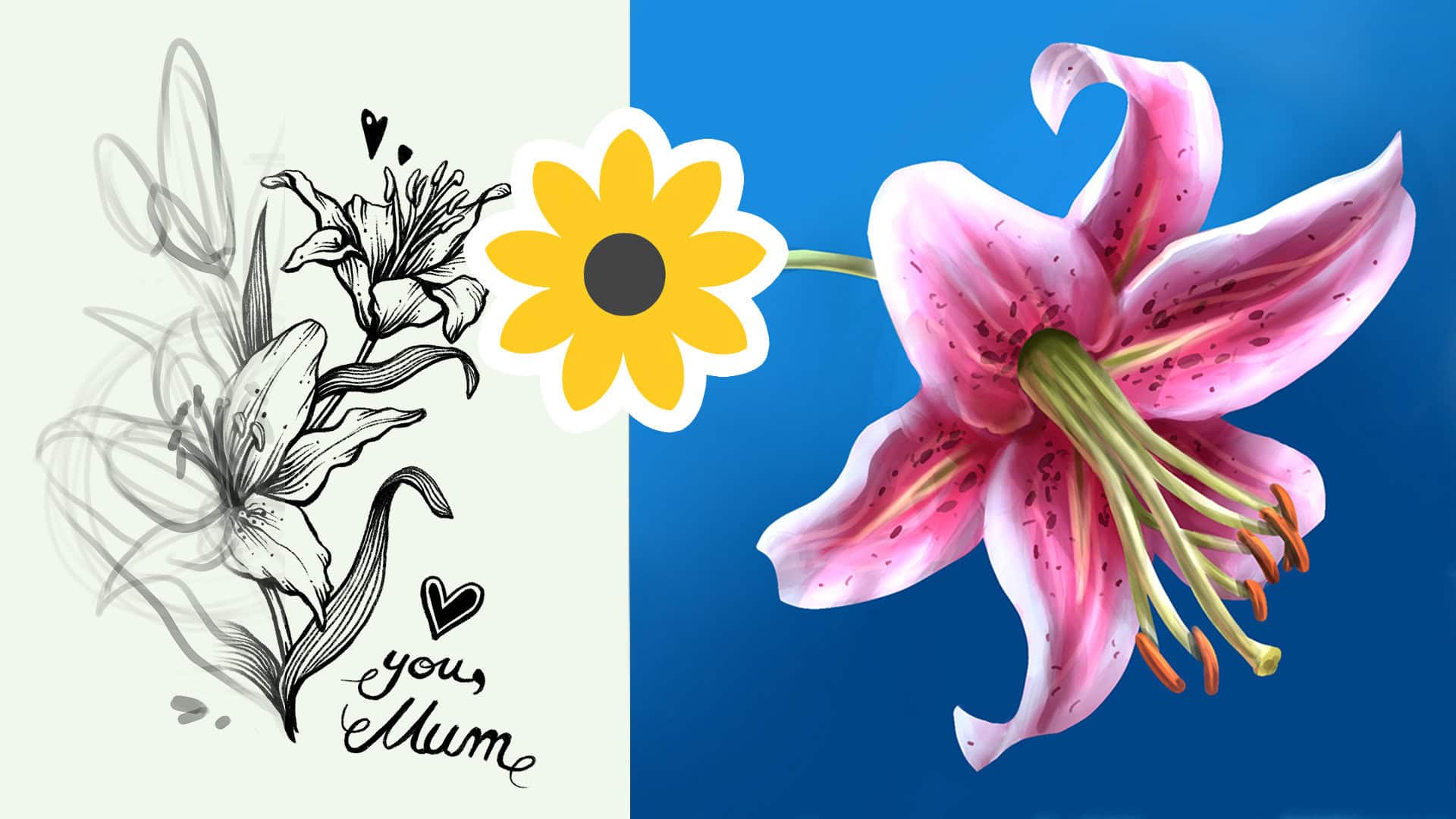 KURS UPDATE | Lilien zeichnen & Erweiterung im Blumen Kurs