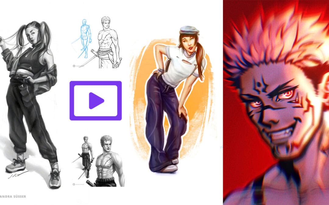 ART & KURS UPDATE | Character Zeitraffer & Untertitel