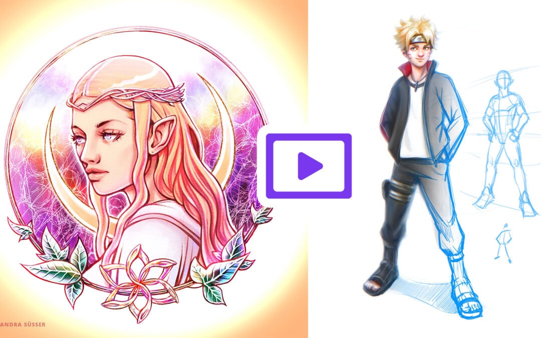 KURS UPDATE | Galadriel & Boruto Zeichnung