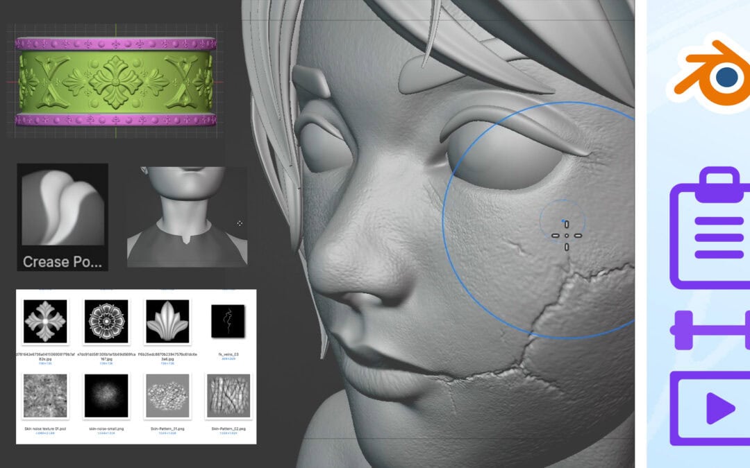 KURS UPDATE | 3D Detail-Sculpting Techniken für Blender 3D