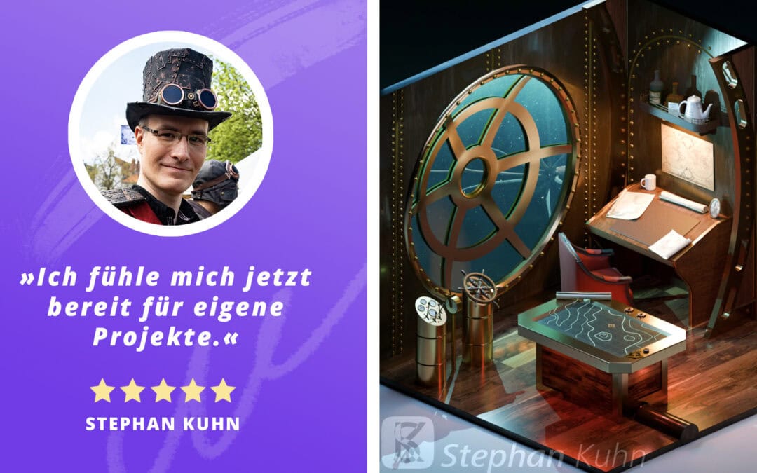 SHOWCASE | Von der Comic-Welt ins 3D-Universum: Stephans Lernreise
