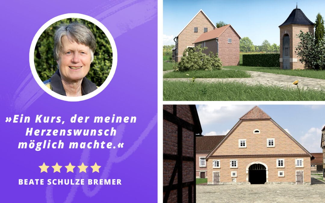 SHOWCASE | Beate rekonstruiert ihren Familienhof in Blender 3D