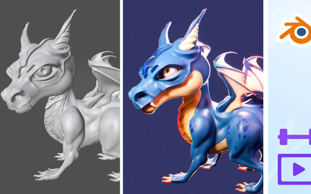 KURS UPDATE | 3D Sculpting Übungen Drache & Pilz