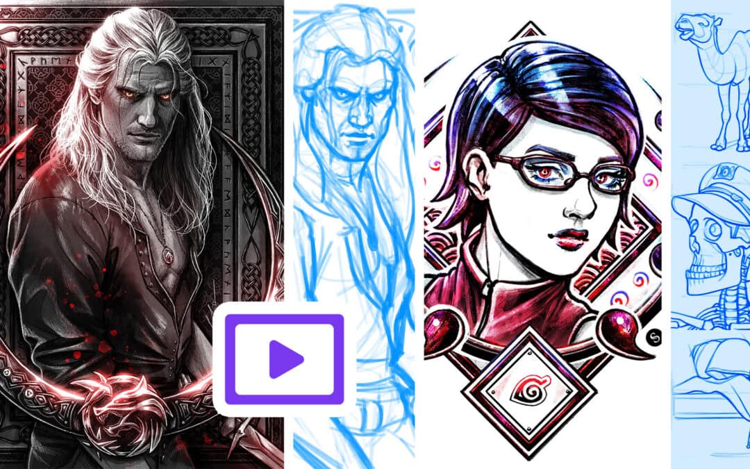 KURS UPDATE | Dark Fantasy & Proportions-Studien Zeitraffer