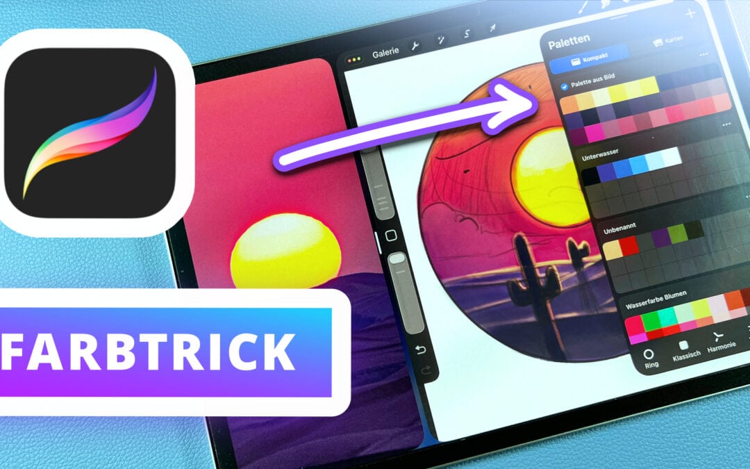 YOUTUBE | Procreate Farbpalette aus Bild erstellen (schneller Trick)