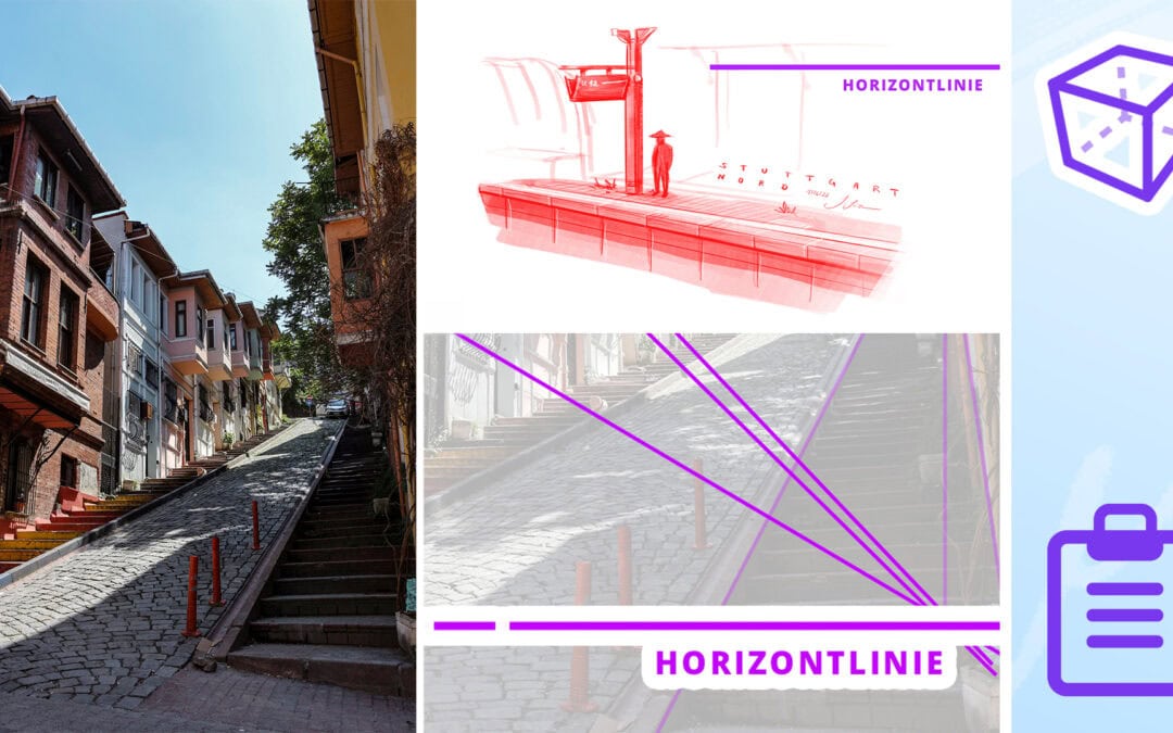 KURS UPDATE | Perspektivisches Prinzip Verkleinerung & Horizontlinie neu erklärt