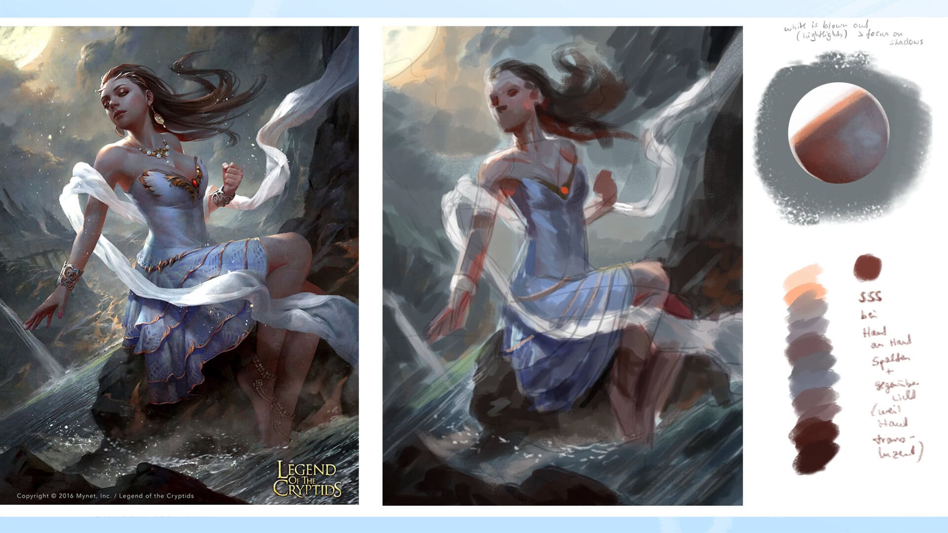 Legend of the Cryptids Zeichenstudie