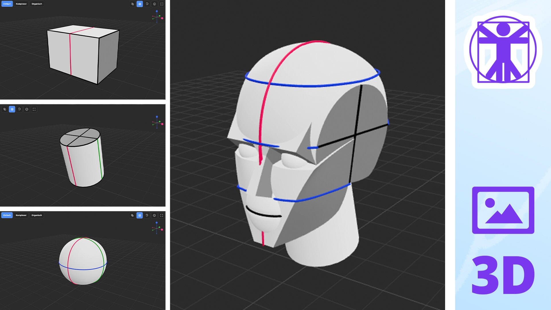 KURS UPDATE | Neue 3D-Viewer für Porträt-Konstruktion